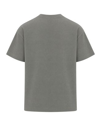 Flaneur Logo-Patch Cotton T-Shirt - Gray