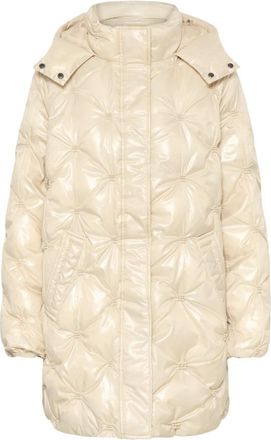 Cream Abrigo de Plumas - Coats - Mujer - Beige - 3XL