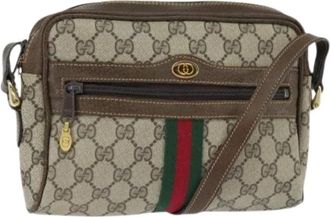 Gucci Pre-owned Plastic Cross Body Bag - Dames - Vintage Schoudertas - Beige - ONE Size - Vintage