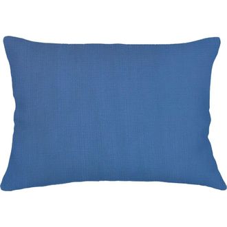 Anaya with Love So Soft Linen Pillow with Down Insert in Cobalt Blue at Nordstrom, Size 2Ft 0In X 2Ft 0In