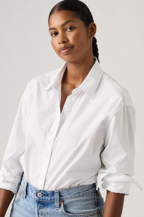 Levi's Camicia Harlie accorciata - Donna - XS - Bianco / Bright White