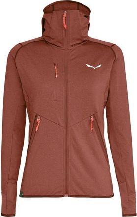 Salewa Agner Hybrid Polarlite Fullzip Hoody Fleecejacke f&uuml;r Damen | braun