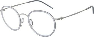 Giorgio Armani Round Metal Frame - Heren - Accessoires - Grijs - Maat: 47 MM