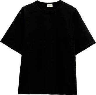 Saint Laurent T-Shirts, male, Black, Size: 2XL T Shirt Large Broderie Cassand