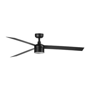 Netlighting Cruiser 132cm TEK LED Ceiling Fan Matt Black 3000K