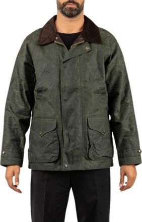 Manifattura Ceccarelli Caban Antipioggia - - Jackets - Uomo - Verde - L