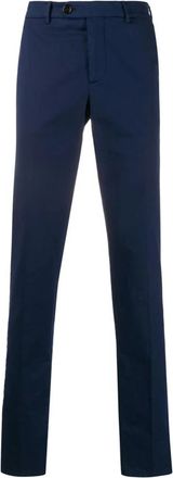 Brunello Cucinelli Blauwe Chinos met Medium Taille - Heren - Chinos - Blauw - XL - Broeken