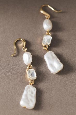 Vieste Rosa Freshwater Pearl Drop Earrings