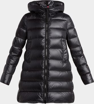 Moncler Suyenne Hooded Long Down Parka