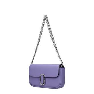 Marc Jacobs Leather Crossbody Bag - Purple