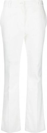 Moschino Dames, Broeken, Wit, Maat: XL Katoen