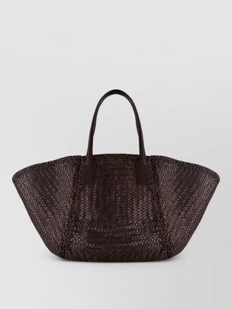 Dragon Diffusion beach bag shopper dual handles woven design