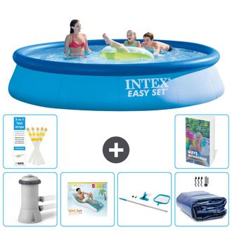 Intex Piscina Easy Set Redonda - 396x84 Cm - 7-piezas S270