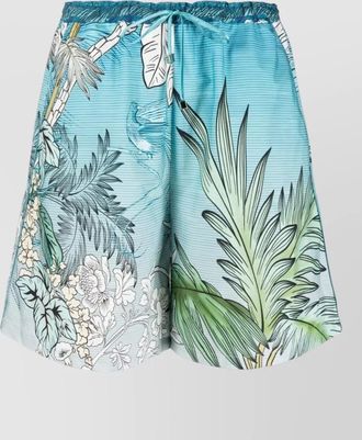 F.R.S. For Restless Sleepers printed cotton knee-length shorts