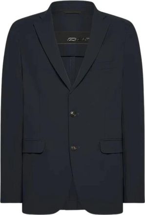 Roberto Ricci Design No Iron Technical Fabric Jacket - Heren - Blazers - Blauw - M - Jassen