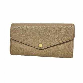 Louis Vuitton Cream Tourterelle Long Wallet (Bi-Fold) (Pre-Owned)