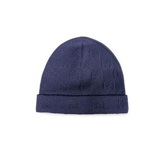 Gucci Beanie - unisex - Accessoires - Blauw - Maat: M Wol