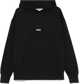 Msgm Nero Sweatshirt - Heren - Hoodies - Zwart - M - Katoen - Hoodies & sweatvesten