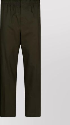 Bottega Veneta cotton twill pants elastic waistband