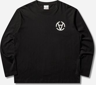 Slam Jam Basics Graphic Longsleeve T-Shirt Black