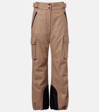 Brunello Cucinelli Virgin wool flannel cargo pants