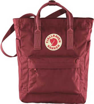 Fj&auml;llr&auml;ven Schultertasche FJ&Auml;LLR&Auml;VEN Kanken Totepack, Damen, Gr. B/H/T: 30cm x 36cm x 15cm, dunkelrot, Baumwolle, Polyester, Taschen Schultertasche