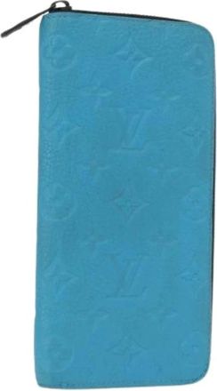 Louis Vuitton Pre-owned Wallets, female, Blue, Size: ONE SIZE Pre-owned Canvas Wallet