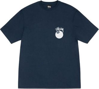 St&uuml;ssy Tops, Heren, Blauw, M, T-Shirts