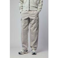 Stone Island Cotton Linen Cargo Trousers