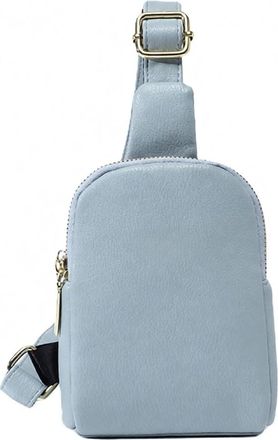 Generic High- Odorless PU Sling Bag Multi- Crossbody Chest Shoulder with Card Slots Zipper Pockets Sporty Daily Fits Most Cell Phones for Travel Cycling