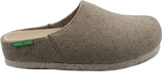 Mephisto Heren Warmgrijze Felt Sandaal/Klomp - Heren - Slip ons - Grijs - 48 EU - Schoenen