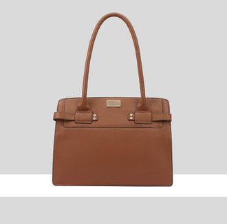 Paul Costelloe Womens Tirso Leather Shoulder Bag - Brown - One Size