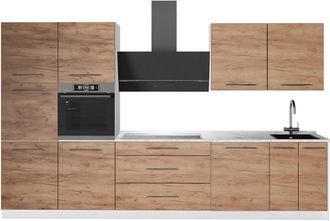 Vicco Mueble De Cocina Fame-line, Roble Dorado, 340 Cm Sin Encimera, Vicco