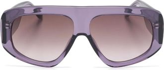 The Attico Occhiali da sole oversize - Viola