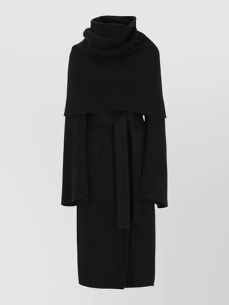 Rick Owens cashmere belted long coat