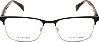Rag & Bone Mens Black Rectangular Eyeglass Frames RNB7051/G-2