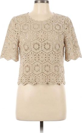 Z Supply Raquel Lace Top In Natural