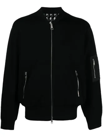 Neil Barrett Ribgebreid vest - Zwart