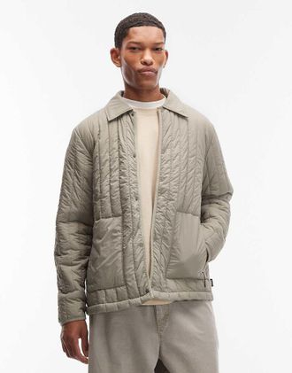 Rains 21880 Banja - Giacca interna trapuntata verde pallido con zip