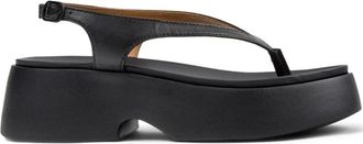 Camper Wedges - Dames - Sleehakken - Zwart - 40 EU - Leer - Schoenen