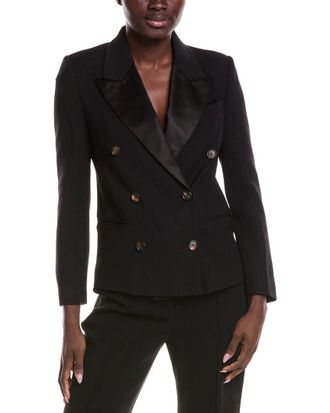 Brunello Cucinelli Double-Breasted Wool-Blend Jacket