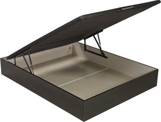 Royal Sleep Canap&eacute; 135x190cm ROYAL SLEEP Negro Frontal 31cm Montaje incl