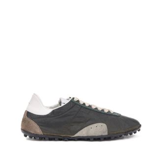 Maison Margiela Schoenen, Dames, Groen, 37 EU, Katoen, Sprinters Sneakers
