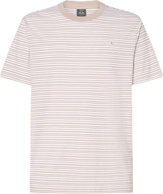 Oakley Mens Relax Striped Tee, Rye, Medium