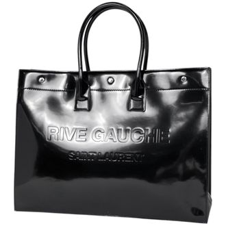 Saint Laurent Black Leather Tote Bag (Pre-Owned)