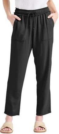 Splendid Naomi Tie Waist Ankle Pants in Black at Nordstrom Rack, Size X-Small