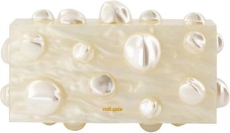 Cult Gaia Orbs Clutch - Dames - Clutches - Beige - ONE Size - Tassen