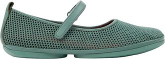 Camper Ballerinas, female, Green, Size: 11 US Breathable Mary Jane Ballet Flats Green