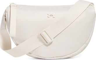 Under Armour Studio Water Resistant Shoulder Bag in Stone/Stone at Nordstrom