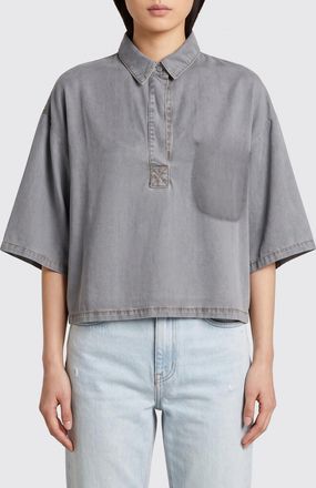 Semicouture Polo Shana Semicouture in cotone